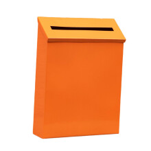 Wall Mounted Mailbox Rainproof Metal Postbox Drop Box for Outside Fron