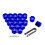 20Pcs Generic Car Wheel Lug Nut Covers Blue Protection Caps SUV Remove 2