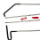 Car Access Long Reach Tool Set Interior Long Pins Puller Hook for Truc 3