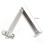 2 Pieces Lid Support Hinges Cabinet Cupboard Door Folding Hinge for Gi 2