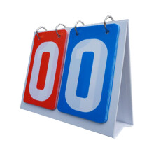 Sports Scoreboard 2 Digit Flip Number Score Board for Competition Bask