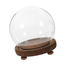 Dome Glass Display Case DIY for Office Christmas Party Favor Decoratio