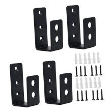 Door Barrier 2x4 Bar Door Barrier Clamps for Warehouses Barn Garage Ga