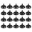 20Pcs Desk Mini Flag Holder Accessory for Party Conferences Practical 1