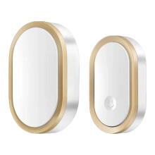 Wireless Doorbell Compact Multipurpose LED Flashing for Home Shops Apa