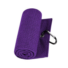 Golf Towel with Clip Holder Golfer Gift Portable Water Absorption Micr