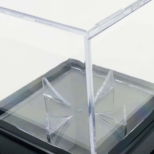 Baseball Holder Cube Memorabilia Display Case Transparent Clear Baseba 2
