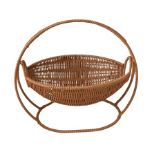 Hand Woven Basket Farmhouse Decoration Bread Baking Tray for Kitchen W