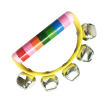 Wooden Tambourine Musical Toys Musical Instrument for Festival Party Y