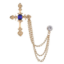 Brooch Lapel Pin Chain Tie Clips Collar Pin for Women Men Tuxedo Acces