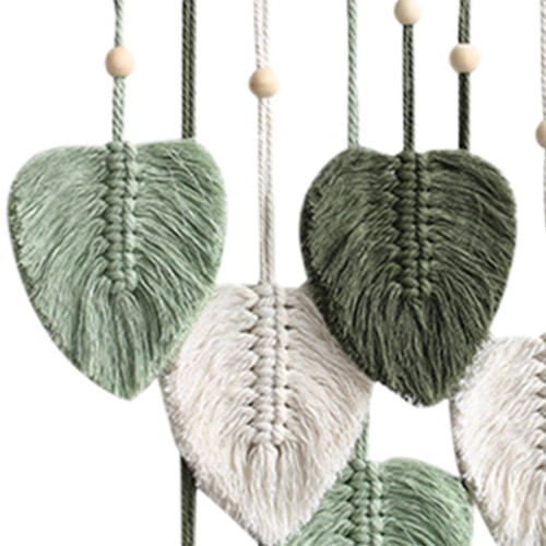 Macrame Wall Hanging Woven Tapestry Boho Backdrop for Apartment Bedroo 2