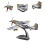 Simulation 1:48 P51 Aircraft Model with Display Base for Home Office B 3