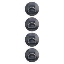 4Pcs D Rings Patch Deck Accessories Cord Buckles for Canoe Surfboard R