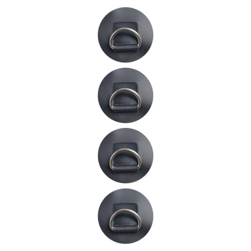 4Pcs D Rings Patch Deck Accessories Cord Buckles for Canoe Surfboard R