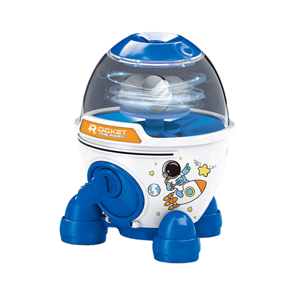 Rocket Piggy Bank Practical Money Bank for Boys Girls Age 3-8 Years Ch