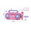 Kids Microphone Karaoke Machine Practical Portable for Camping Picnic 2