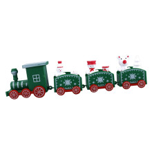 Christmas Train Ornament Kids Gifts Xmas Train Set for Desk Festival W
