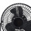 USB LED Clock Fan with Real Time Display Function Office Desktop Cooli 3