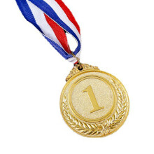 Award Medal Souvenir Medal with Neck Ribbons for Softball Basketball P