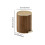 Bathroom Trash Can with Lid Step on Trash Can for Office Laundry Room 2