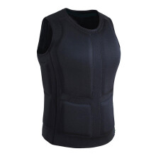 Adults Life Vest Buoyancy Aid Thin Zipper Vest for Kayaking Swimming S
