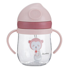 Silicone Training Cup 8.5oz Portable Baby Sippy Cup for Baby Boys Girl