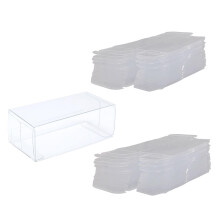 20Pcs Clear Acrylic Model Car Display Case Transparent Toy Car Display