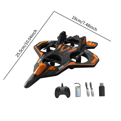 Remote Control Airplane Portable (15 Mins) with Colorful LED Lights 1
