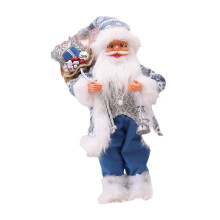 Christmas Doll Decorative Santa Claus Figurine for Holiday Tabletop Fe