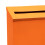 Wall Mounted Mailbox Rainproof Metal Postbox Drop Box for Outside Fron 2
