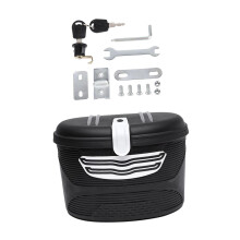 Electric Bike Basket with Lock with Liner Bag for Biking Street Bike C
