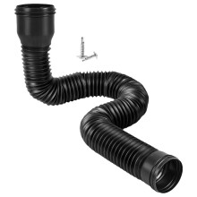 Rain Gutter Downspout Extension 18.5-59inch Diverter for Rainwater Dra