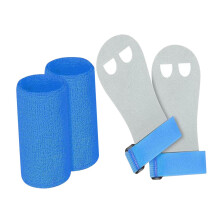 Kids Gymnastics Hand Grips with Wristbands for Weightlifting Multifunc