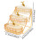Dried Fruit Plate with Lid Platter Appetizer Tray for Nuts Cookies App 2