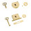 Cabinet Lock Set with Key Decorative Square Drawer Lock for Cabinets D 3