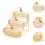 Dried Fruit Plate with Lid Platter Appetizer Tray for Nuts Cookies App 3