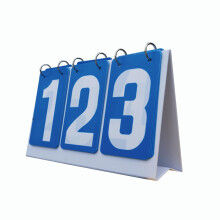 Flip Scoreboard Portable Table Score Flipper for Badminton Volleyball