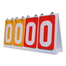 Flip Number Score Board Sport Scoreboard for Basketball Volleyball Foo