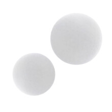 2Pcs Foam Balls White Polystyrene Balls Decor for Household Celebratio