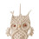 Owl Macrame Tapestry Wall Hanging Macrame Bohemian Tapestry for Dorm B 3