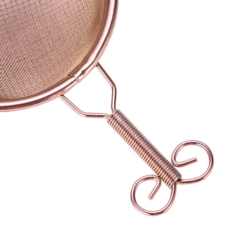 Copper Tea Strainer Practical Durable Mesh Tea Filter for Hotel Bedroo 2