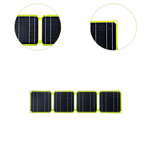 Foldable Solar Panel Charger USB Charging for Emergency Charging Backp 2