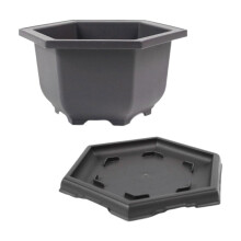 Training Pots with Tray with Drainage Hole Multipurpose for Office Hom