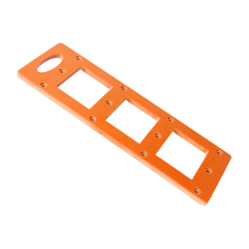 Socket Slotting Template Durable with Hanging Hole Mounting Bracket Te
