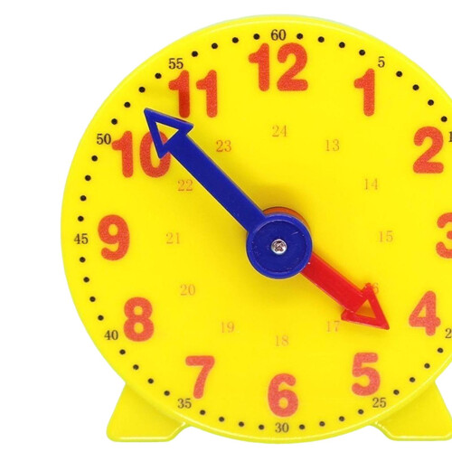 Teaching Clock Development Toy Classroom Time Activity for Ages 5+ Pre 2