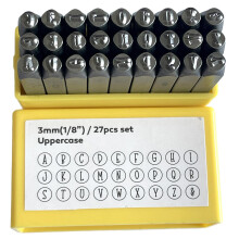 Metal Stamp Set Letter Number Stamp for Paper Hard Stamping Projects L