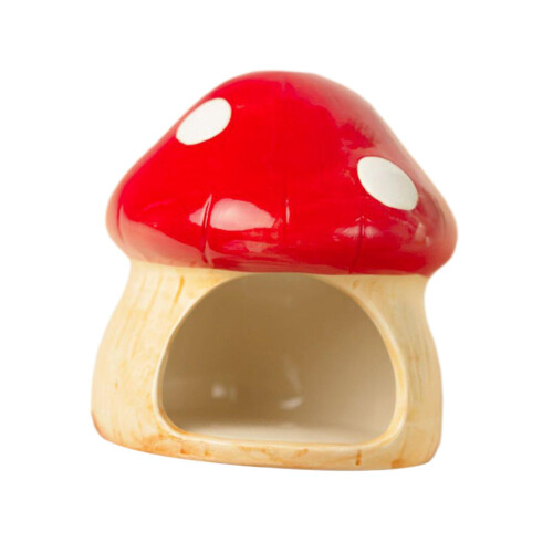 Ceramic Hamster House Small Animal Hideout Cave for Mouse Squirrels He