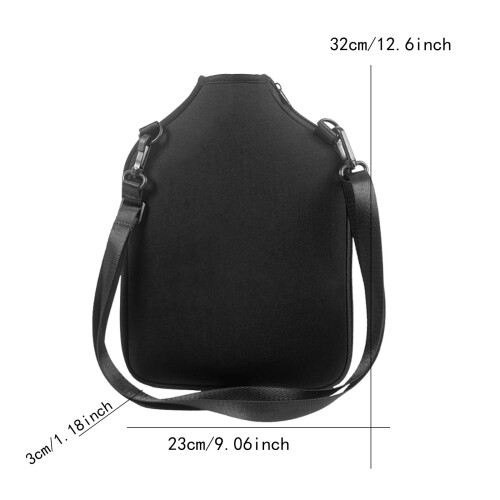 Paddle Bag Pickleball Accessory Racket Sleeve for Sports Training Blac 1
