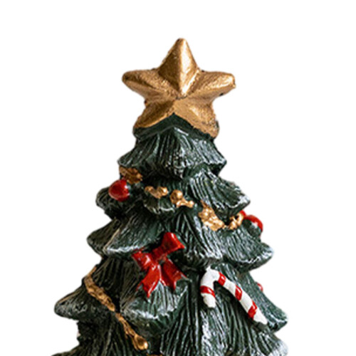Resin Christmas Tree Ornament Desktop Decor Crafts Christmas Tree Stat 2