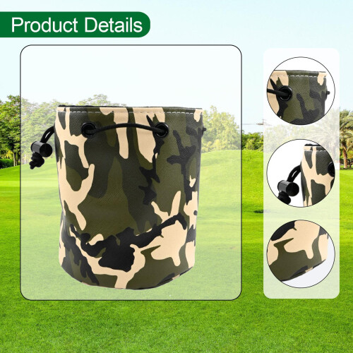 Golf Ball Bag Drawstring Driving Range Gym Organizer Traveling Storage 2